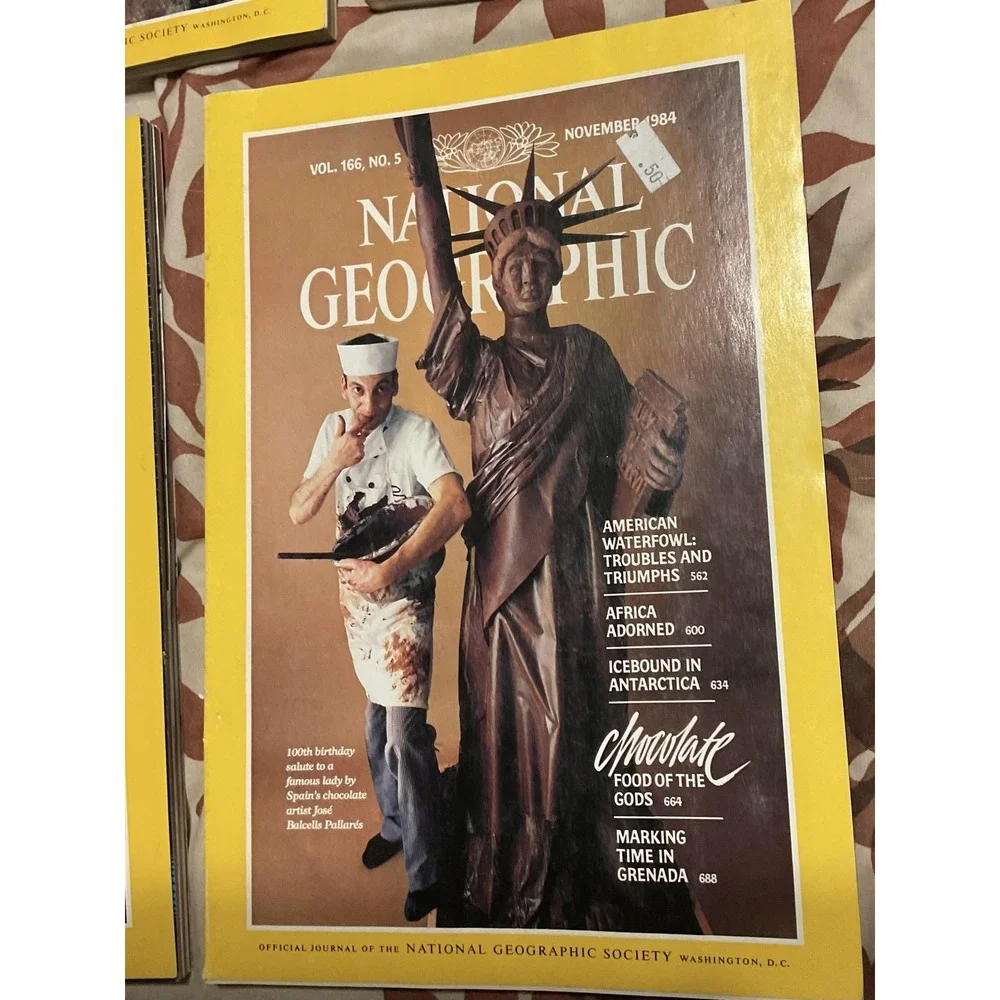 Vintage 1984 National Geographic Magazine Lot Jan May Jul Aug Nov‎ Underground